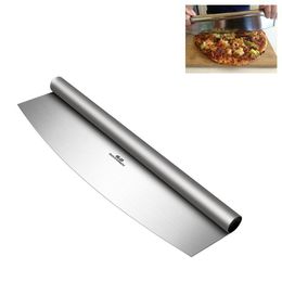 35 cm Pizza Cutter Stainless Steel Rocking Pizza Chopper High Quality Kitchen Knife Design Cutter Tool