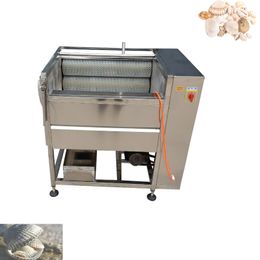 Hot selling cassava peeler machine with brush / lotus root brush cleaning and peeling machine vegetable cleaning peeling machine