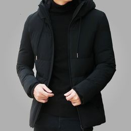 Brand winter jacket men's clothing 2020 Casual hooded collar fashion winter coat Parka mens outerwear warm fit Slim 4XL