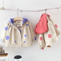 2020 toddler girl fall clothes for kids baby trench coat girls jacket coats infantil children clothes hooded outwear windbreaker