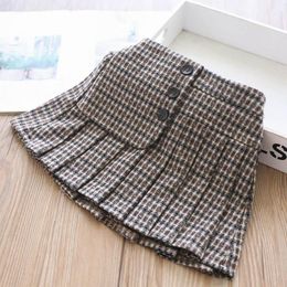 New 2020 autumn winter girls skirts fashion 2color kids skirts Pleated princess skirts shorts skirt kids clothing girls clothes