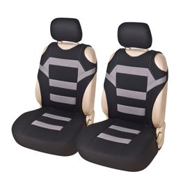 Car Seat Covers 1set / 4pcs Universal Cushion Polyester Cloth Cover High Quality Interior Accessories