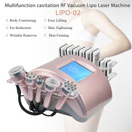 Portable Ultrasonic Cavitation llaser lipo Machine 8 Laser Pad Lllt Lipo Laser Slimming Body Contouring Beauty Spa Salon Equipment