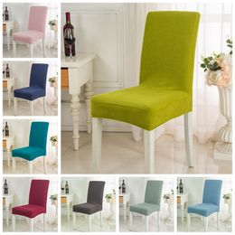 Chair Cover Solid Stretch Seat Covers Polyester Chair Cover Home Dining Chair Covers Home Decor Wholesale 12 Designs BT226