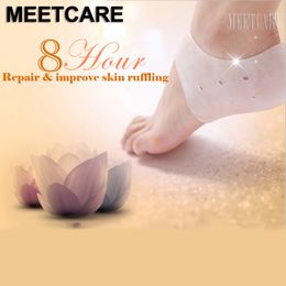 Breathable Heel Moisturizing and Crack Prevention Insoles Heel Sleeve for Pain Relief Foot care Shoes pad for Foot moisture