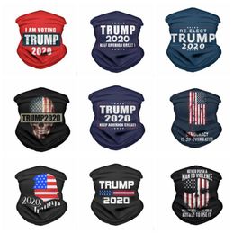 Masks 2020 Trump Triangle Magic Scarf US President Trump Election Bandana Turban Multi Functional Sport Bicycle Tubular Headwear LSK915