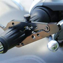 Universal Cruise Control Assist Throttle Clamp With Rubber Ring Handlebar For Motorcycle Moto Accessories