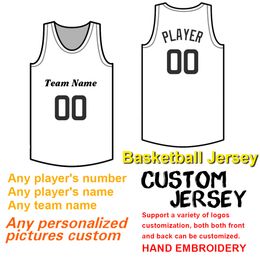 Herren-Basketballtrikot mit Nähnummer und Namen, gesticktes Teamlogo und Teamname, hochwertige Verarbeitung