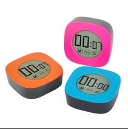 Kitchen Timers Touch Screen Digital Kitchen Timer Adjustable Electronical Alarm Cook Food Tools Time Reminder Kitchen Accessories LSK664