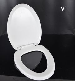 Plastic toilet lid toilet seat cover Oval and square Withstand voltage/slow drop/mute Seat Covers by sea shipping GGA3676