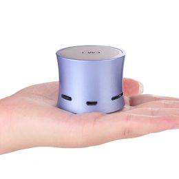 Haut-parleurs portables Bluetooth Haut-parleur MP3 Player Caméra à distance Entrée USB métallique Stéréo multimédia