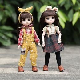 36cm Accessori BJD Abito da bambola per vestiti per bambole Bambini Fai da te Giocattoli di moda Regalo