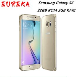 Samsung Galaxy S6 G920A/T/V G920F Unlocked Mobile Phone Octa Core 32GB ROM 3GB RAM 16MP 5.1" 1440 x 2560 pixels