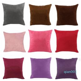 Shop Suede Pillow Case Covers UK Buy 45X45CM Suede Pillow Cases Bed Sofa