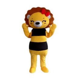 2020 High quality bee bear Mascot Costumes Cartoon Character Adult Sz