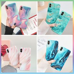 Creative 11 marble mobile phone case suitable for personality xs max protective sleeve couple xr soft shell men and women