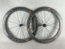 cosmic bob 60mm carbon road bike wheels Clincher Matt White Black bicycle wheelset bicicleta bike wheels