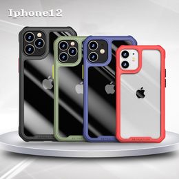 Sturdy Shock Drop Proof Clear Phone 360 full Cases For iPhone 14 13 12 Pro Max 7 8 Plus XS Max XR SE Case