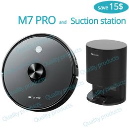 Proscenic M7 Pro LDS Robot Vacuum Cleaner Laser Navigation 2700Pa Powerful Suction APP&Alexa Control Ideal for Pets Hair Carpets