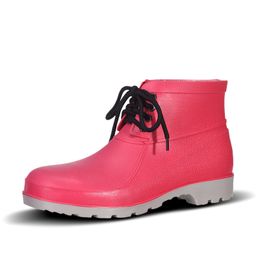 2020 Scarpe da uomo Stivali da pioggia dal design senza marca Scarpe basse da assicurazione sul lavoro Puntale in acciaio Nero Giallo Rosa Rosso Viola Verde scuro Taglia 38-44