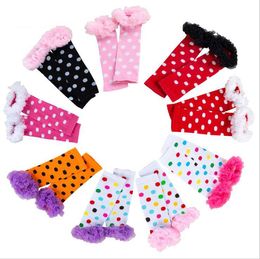 Infant Girls Leg Warmer 2020 Spring Autumn New Baby Children High-quality Cotton Socks Fashion Lace Polka Dots Kids Socks Legging S486