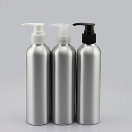 20pcs 250ml empty aluminum lotion bottle with liquid soap pump,shampoo dispenser aluminum bottles, cosmetic containers