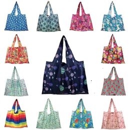 Reusable portable shopping bag calico environmental protection folding bag advertising bag furniture supplies 30style 200PCS T500257