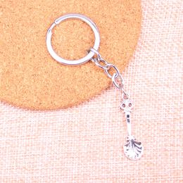 New Keychain 33*8mm kitchen spoon Pendants DIY Men Car Key Chain Ring Holder Keyring Souvenir Jewelry Gift