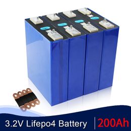 OYE 2020 NEW 8PCS 3.2V 200Ah lifepo4 Battery pack 24V200AH cell Lithium Iron Phosphate solar EU US Russia fast delivery tax free