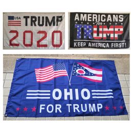 Trump 2020 Flags Banner Keep American Great Flag, 100D Polyester Fabric Printing Custom 3x5, Free Shipping