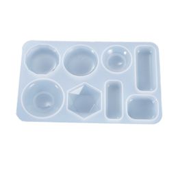 Resin Molds for Jewelry Square Round Rectangle DIY Geometric Resin Silicone Mold Kit for Casting Epoxy UV Resin
