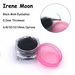 Mink Eyelashes Black Individual False Eyelash Extension Makeup Lashes Soft 0.20MM 6/8/10/12/14MM Long Faux Cils Supplies