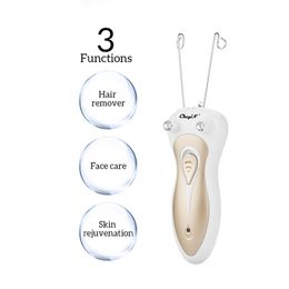 Women Electric Epilator Body Facial Hair Removal Defeatherer Cotton Thread Depilator Lady Shaver Face Hair Remover Beauty Care45