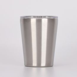 12oz Stainless Steel Kids Tumbler Baby Cup Sippp Cup Double Walled Stainless Steel with Straw DIY can c01