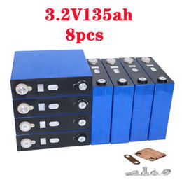 Lifepo4 Akku 8PCS 3,2 V 135Ah Lithium-Eisen Phosphat Zelle solar 24V135AH 12V270Ah zellen nicht 120Ah EU UNS STEUER FREIES