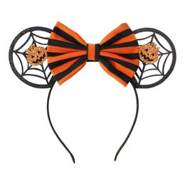 Halloween Kids Hair Sticks 9 Styles Pumpkin Sequins Cartoon Headwear Big Child Festival Party Cosplay Hair Accessories