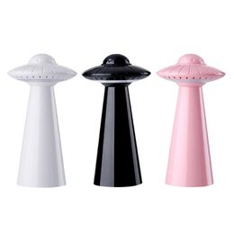 The new UFO night light rechargeable desk lamp creative table lamp bedroom infinitely adjustable atmosphere table lamp