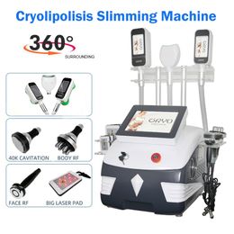 New Cryolipolysis fat freeze slimming machine Multifunction Ultrasonic Fat Cavitation radio frequency Skin Tightening equipment