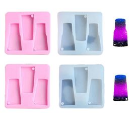 DIY Tumbler Silicone Moulds Tumbler Resin Silicone Moulds Water Glass keychain Mould Crafts Tools Moulds for Plaster LX2716