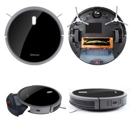 Vancostar Robot Vacuum Cleaner 1400PA Smart for Home Central Brush Dry Clean PRO4 for Wood Floor Carpet PVC Composition Tile