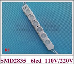 AC110V / AC220V input injection LED module light 150mm(L)*20mm(W)*7mm(H) SMD 2835 6 LED 3.8W IP65 waterproof 2020
