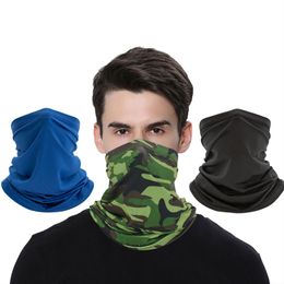 Cycling Mask Neck Gaiter Face Scarf Masks Lycra Dustproof UV Protection Breathable For Cycling Fishing Hiking Running