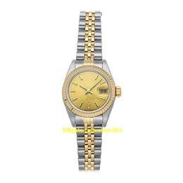 20 style Casual Dress Mechanical Automatic 26mm Steel Yellow Gold Ladies Jubilee Bracelet Watch 79173