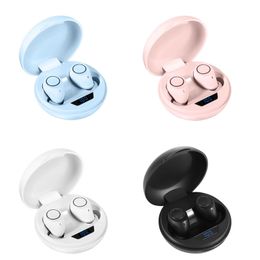 DT11 DT-11 Portable TWS Waterproof Earphones Sports Universal Wireless Earbuds with LED Digital Display Charging Box for HUAWEI Samsung LG