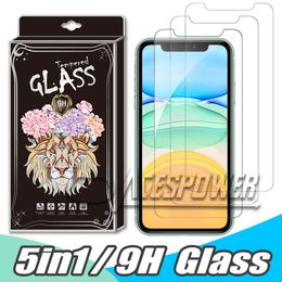 Tempered Glass Screen Protector For Iphone 15 14 13 12 Mini 11 Pro Max X XS XR 8 7 6S Plus SE 2020 With Package