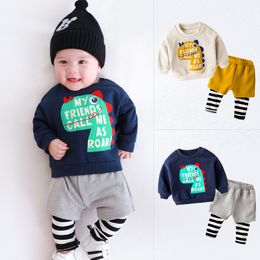 Baby suits spring and autumn and winter 2020 new wave of boy children 0 male and 1-year-old female child spring baby clothes Wei underwear