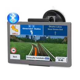 HD 7 inch Car Bluetooth GPS Navigation Wireless AVIN Truck Navigator 800MHZ RAM256MB FM Transmitter MP4 8GB 3D Maps