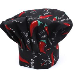 Cappello da cucina da cuoco Unisex Uomo Donna Cappello uniforme da cuoco Cameriere Design ricamato Cottura Panetteria BBQ Grill Ristorante Cuoco