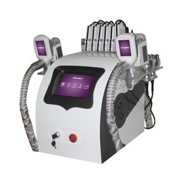 Cryolipolysis Fat Freeze Machine Ultrasonic Cavitation Radio Frequency Body RF Slimming Contour 4 in 1 Lipolaser Cryotherapy Lipo Laser