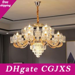 China Modern Golden Crystal Chandelier with Glass Decoration China Modern Golden Crystal Chandelier with Glass Decoration